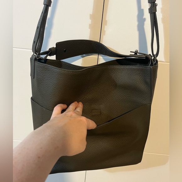 All Saints Mast Tote Shoulder Bag in Musk Brown - Picture 15 of 16